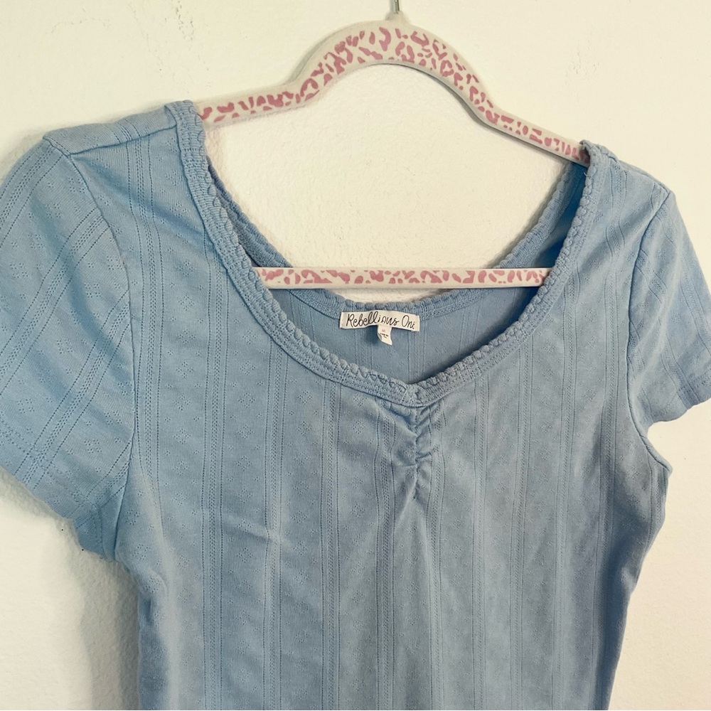 Coquette Baby Tee with Pattern - Picture 2 of 2